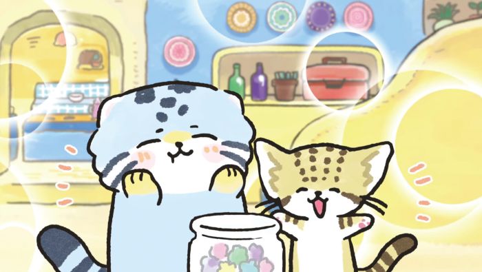 おかしなさばくのスナとマヌ